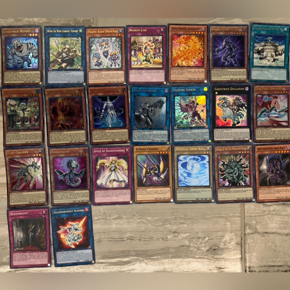Yu-Gi-Oh‎ Card Lot 23 Cards HERO Ghostrick Link XYZ Trap Spell